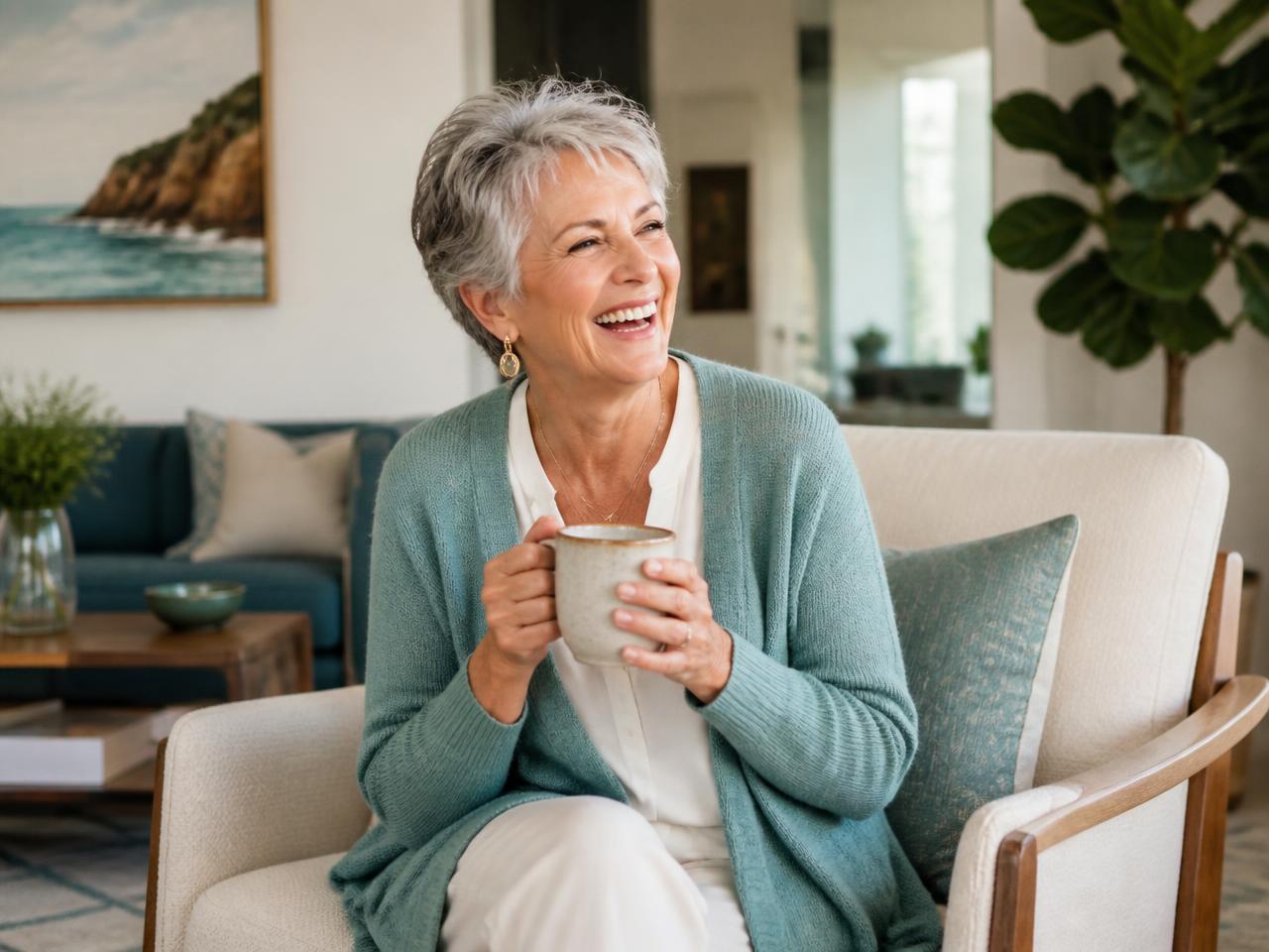 Het Elsie-scherm zoals de senior het ziet, met heel grote knoppen
